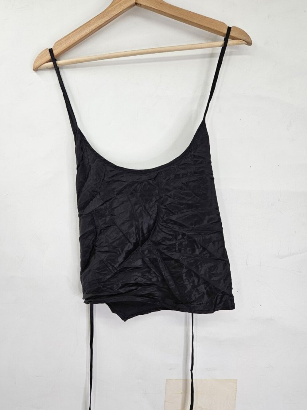 Slipintosoft Silk Cami Womens L Black Pure Silk Luxury Minimalist Sleepwear Top